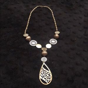 Goldtone Statement Necklace